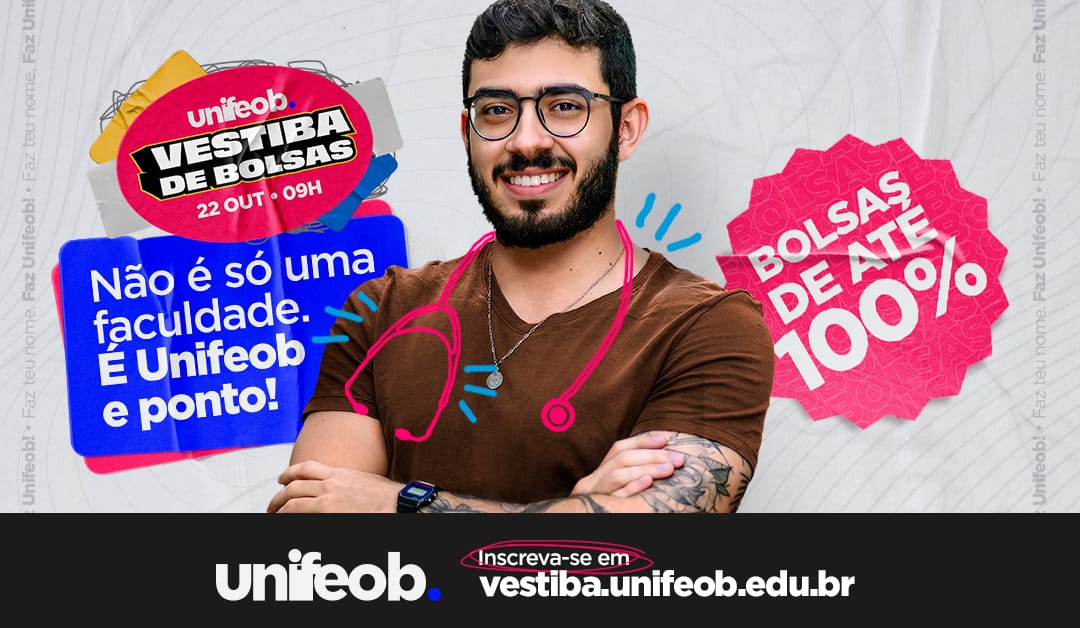 Vestibular Unifeob irá ofertar quase mil bolsas de até 100%